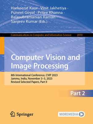 cover image of Computer Vision and Image Processing